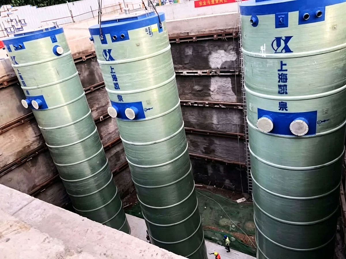 石家庄三环路三筒并联一体化雨水泵站项目