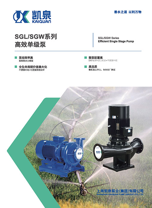 SGL/SGW系列高效单级泵